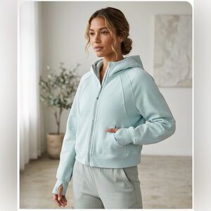 Lululemon Athletica Sky Blue Zip-Up Hoodie